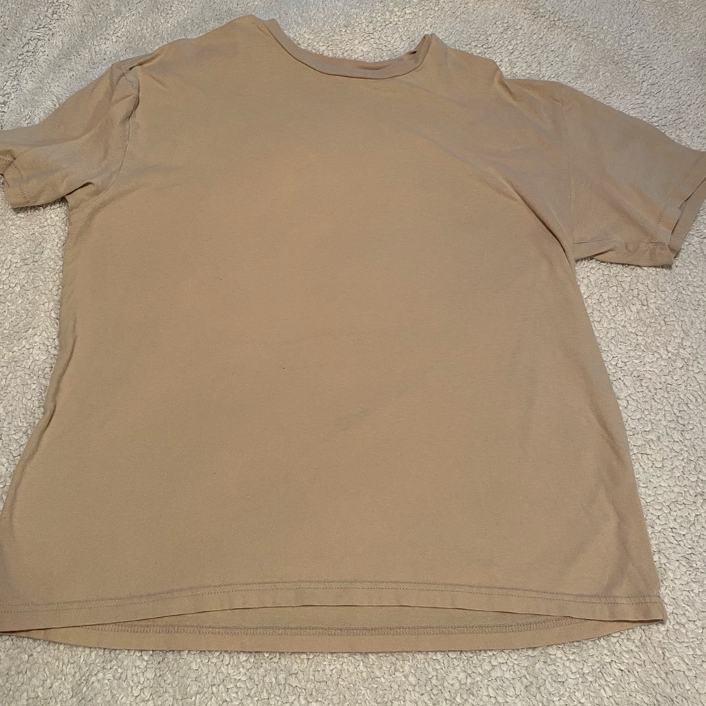 Large, tan PacSun shirt